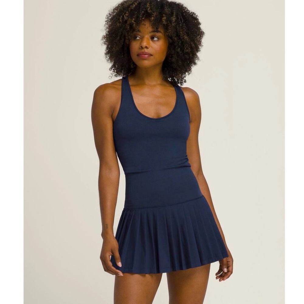 Wilson Women’s Midtown Navy Blue Tennis Dress NWT